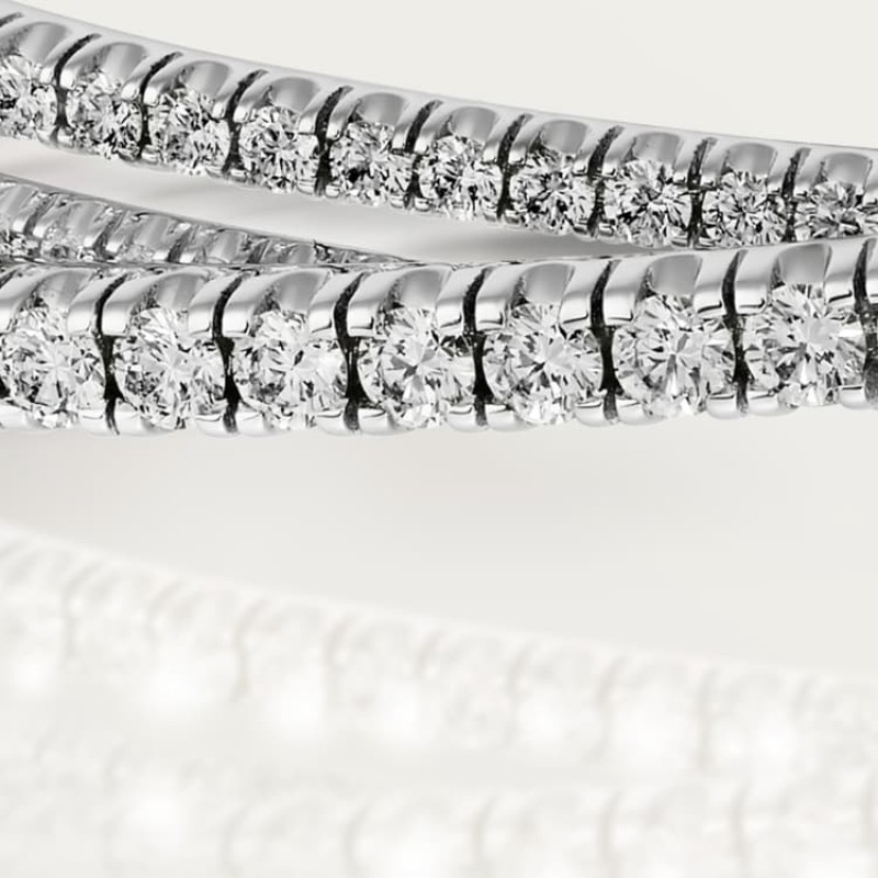 Etincelle de Cartier bracelet, half-paved Etincelle de Cartier bracelet, half-paved