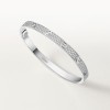 Cartier LOVE bracelet, medium model, paved Cartier LOVE bracelet, medium model, paved