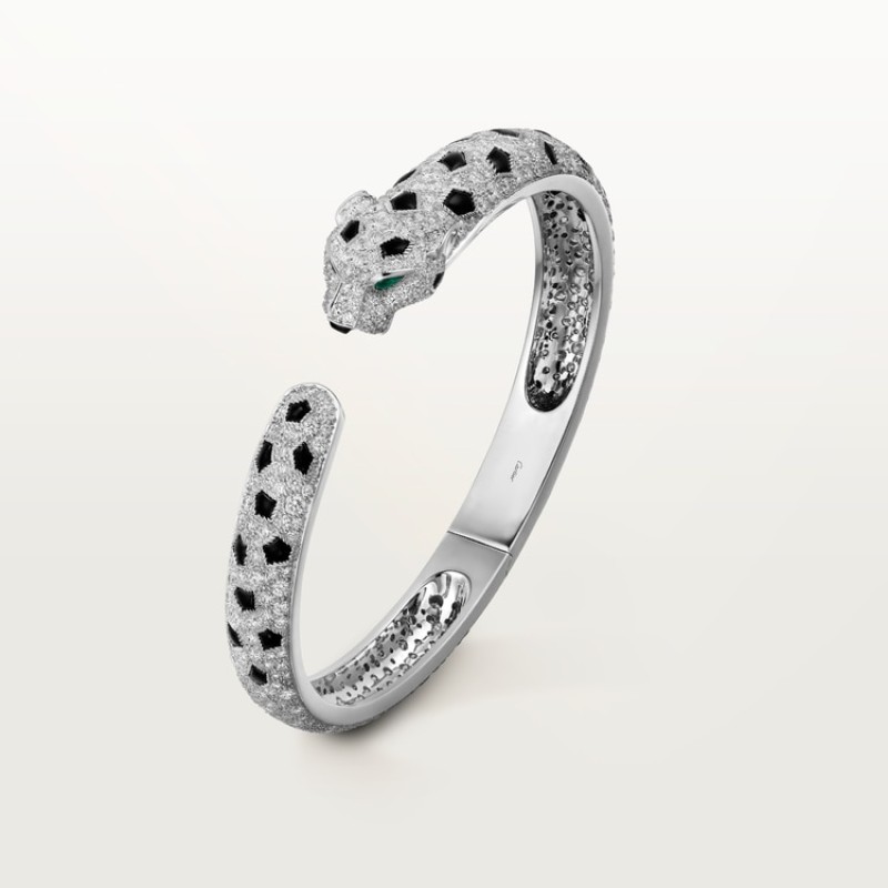 Panthère de Cartier bracelet, medium model, paved