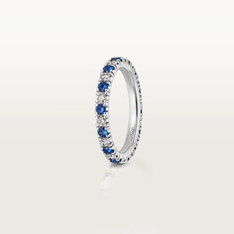 Etincelle de Cartier wedding band, 2.6 mm width, paved