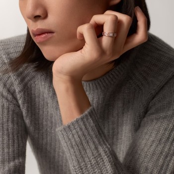 Cartier LOVE ring, small model, paved