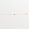Cartier Trinity bracelet, on chain, 1 diamond Cartier Trinity bracelet, on chain, 1 diamond
