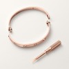 LOVE bracelet, classic model, brushed, 4 diamonds
