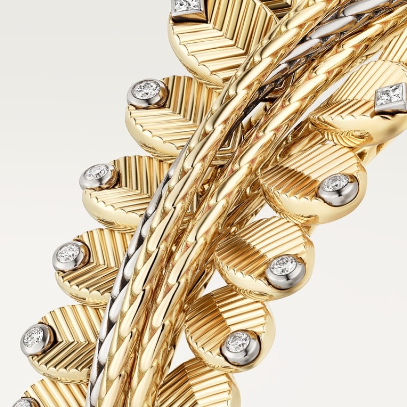 Cartier Grain de Café bracelet, diamonds Cartier Grain de Café bracelet, diamonds