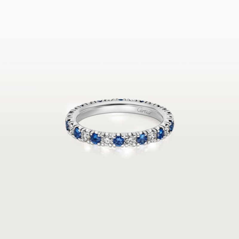 Etincelle de Cartier wedding band, 2.6 mm width, paved