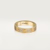 Cartier LOVE ring, small model, paved Cartier LOVE ring, small model, paved
