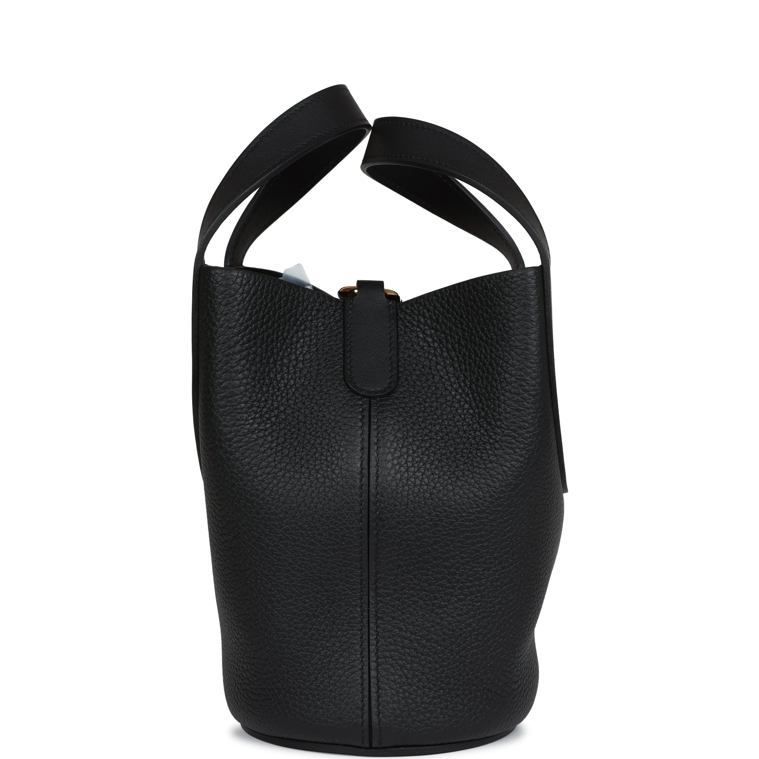 Hermès In-The-Loop 18 Black Clemence and Swift Gold Hardware