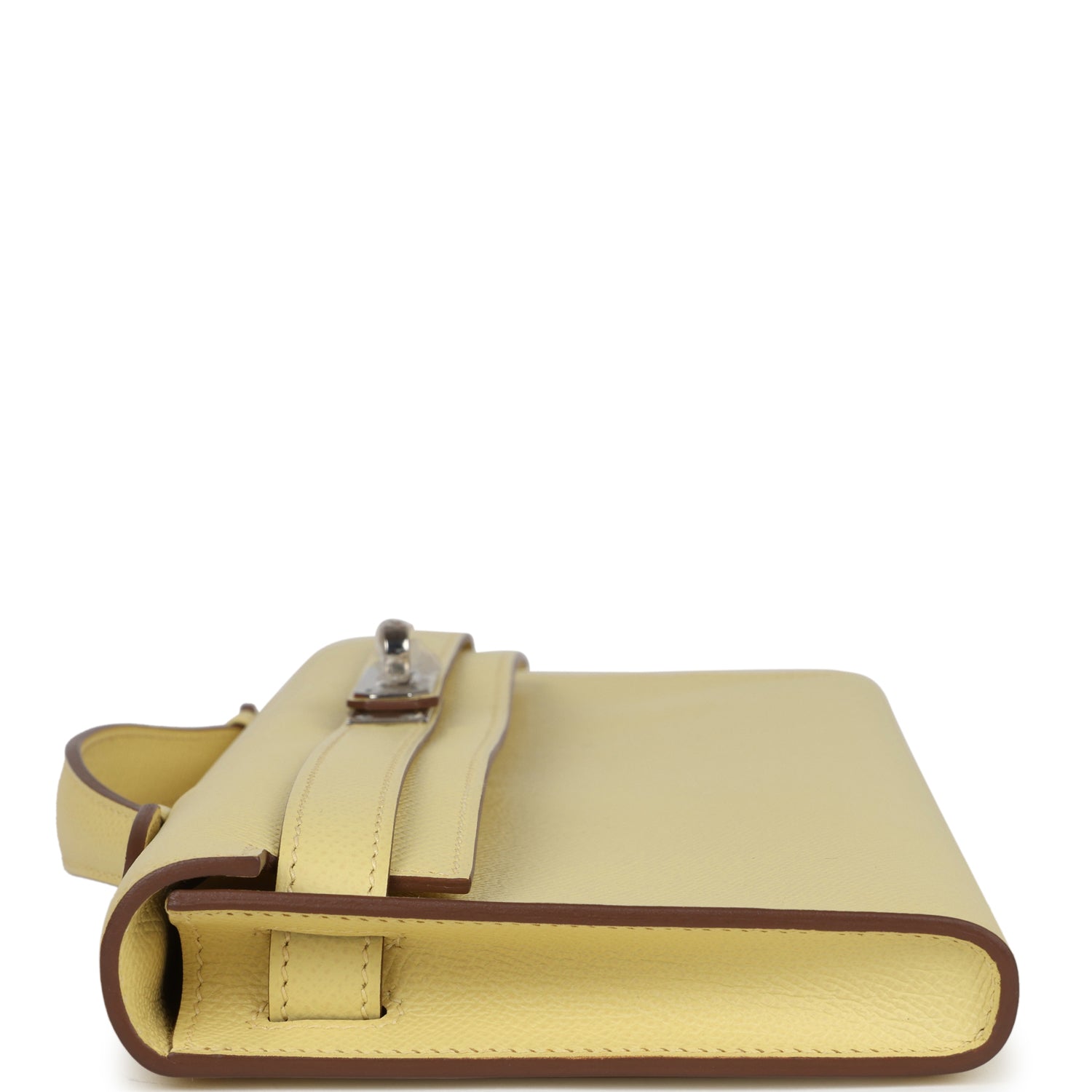 Hermès Kelly Cut Jaune Poussin Epsom Palladium Hardware Hermès Kelly Cut Jaune Poussin Epsom Palladium Hardware