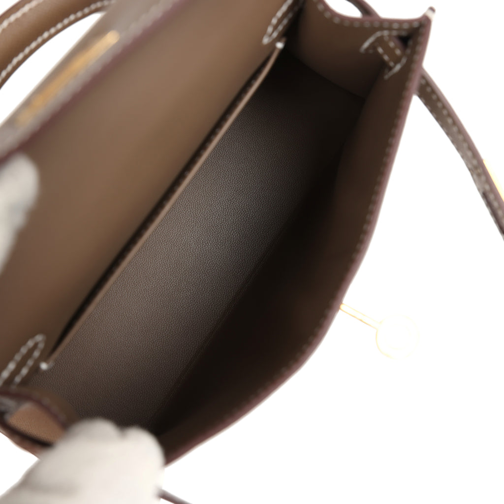 Hermes Kelly Sellier 20 Etoupe Madame Gold Hardware Hermes Kelly Sellier 20 Etoupe Madame Gold Hardware