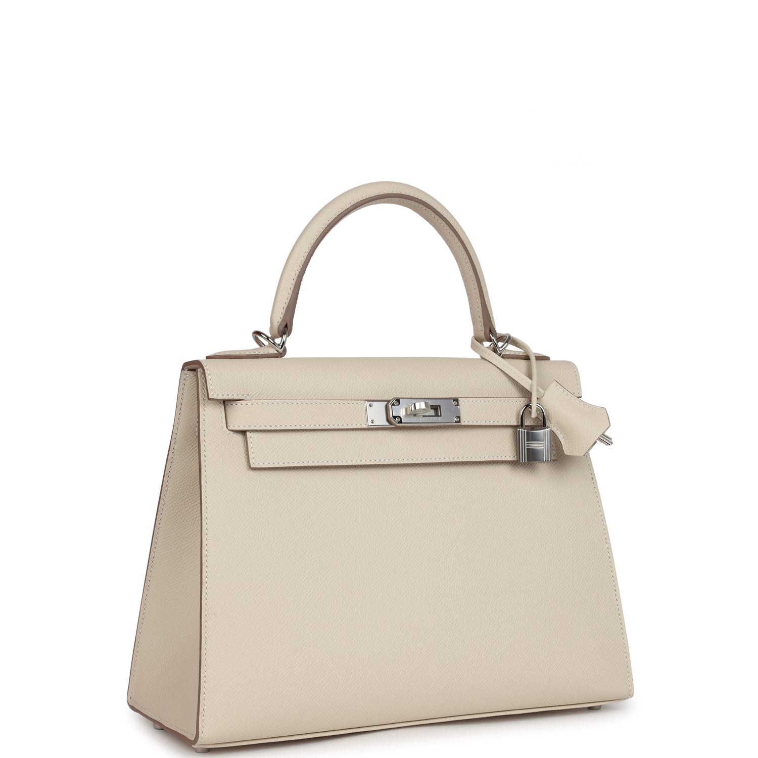 Hermès Kelly Sellier 28 Craie Epsom Palladium Hardware Hermès Kelly Sellier 28 Craie Epsom Palladium Hardware