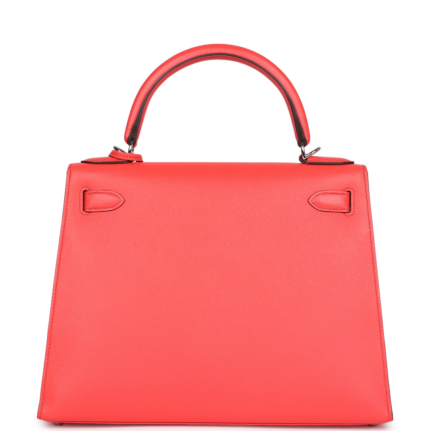 Hermès Kelly Sellier 28 Rose Texas Epsom Palladium Hardware