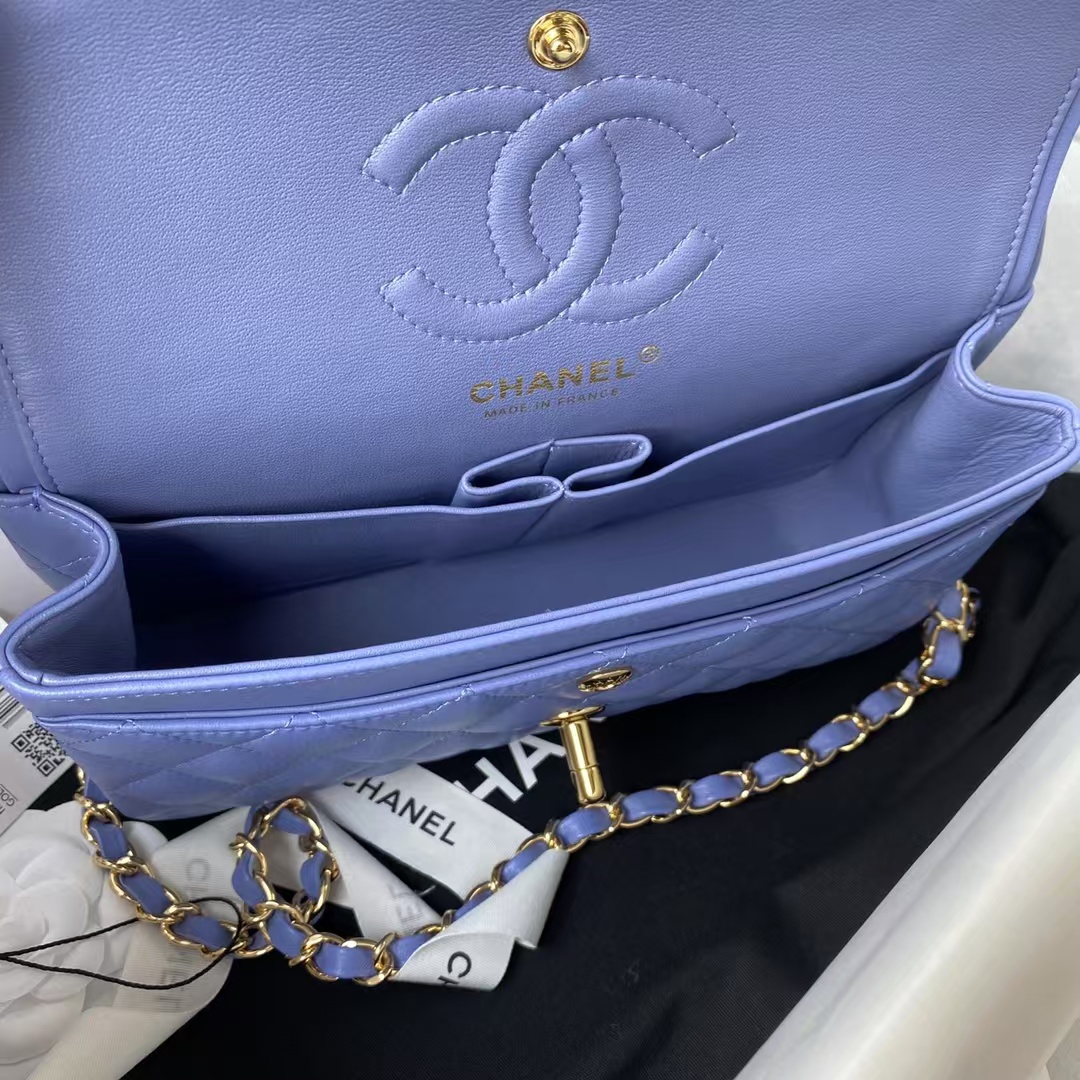 Chanel Small Classic Handbag Gold Hardware