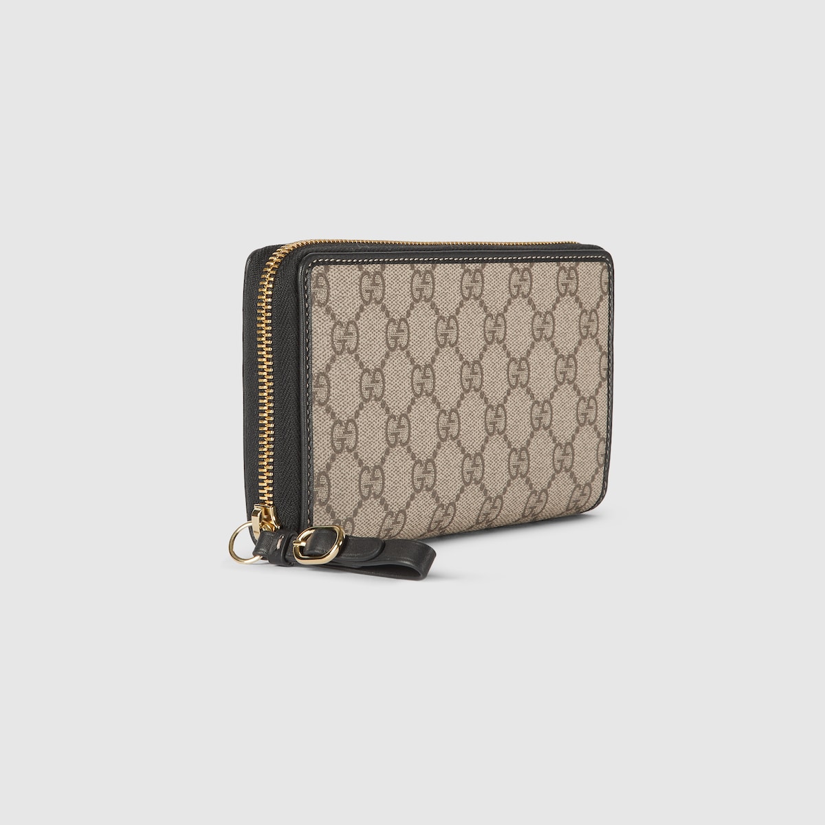 GG Emblem Zip Around Wallet