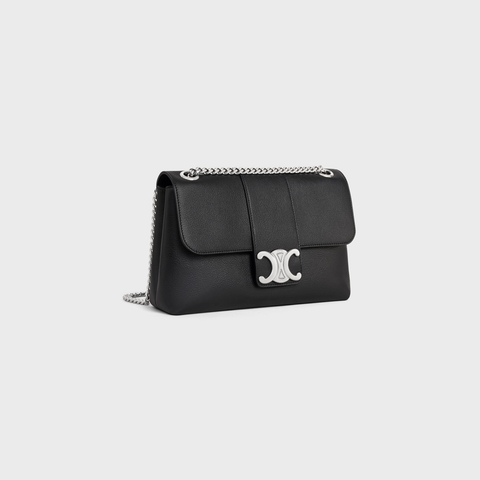 MEDIUM CELINE VICTOIRE BAG IN SUPPLE CALFSKIN BLACK MEDIUM CELINE VICTOIRE BAG IN SUPPLE CALFSKIN BLACK